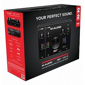 M Audio AIR 192|6 2 Inch/2 Out 24/192 USB Audio/MIDI Interface